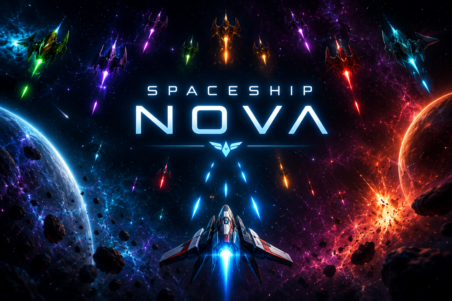 Spaceship Nova menu background art